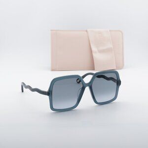 Chloe CH0086SA 008 Square Sunglasses - Blue/Blue Gradient
